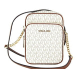 Michael Kors Jet Set Medium Vanilla PVC North South Chain Crossbody Handbag -  Luxury Cross Body Bag for Women -  Michael Kors.